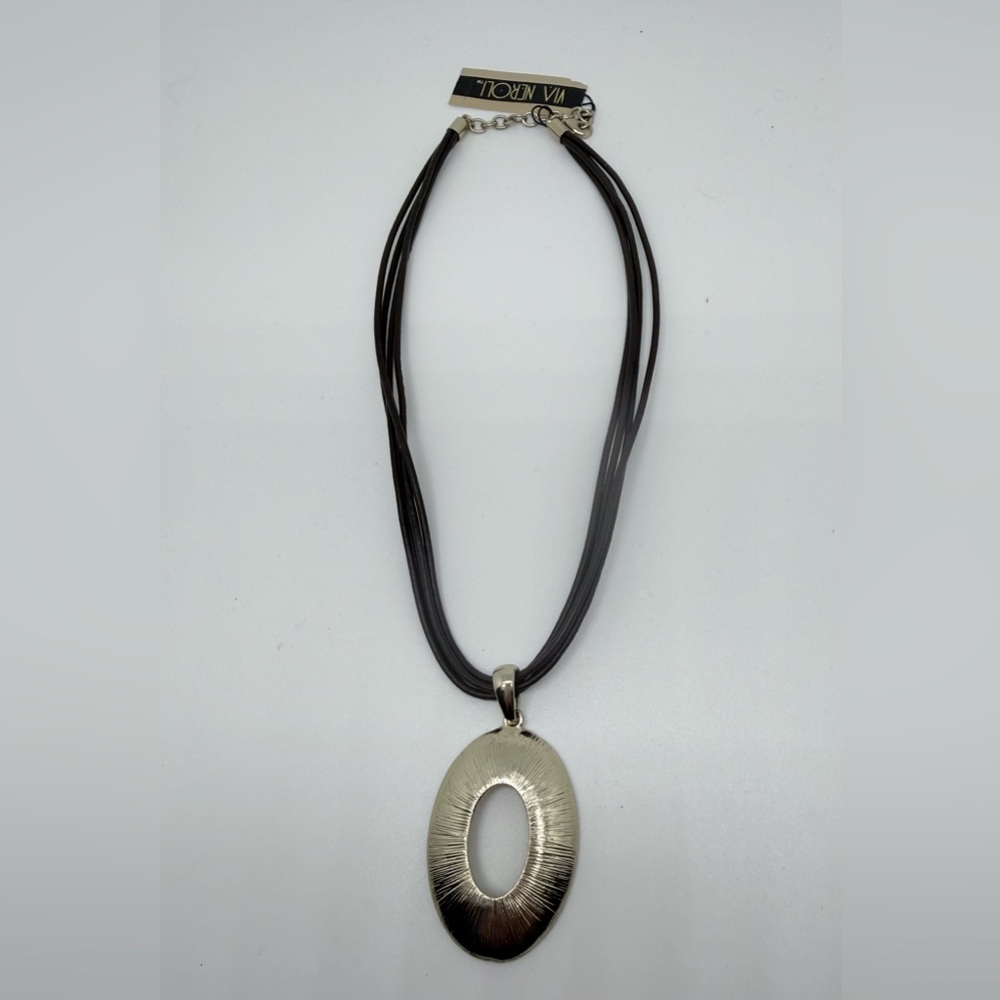 Via Neroli Black and Gold Chain NWT